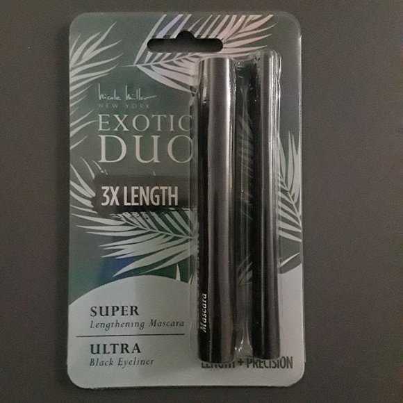 🛒3 for $15~NICOLE MILLER EXOTIC DUO 3X LENGTH SUPER-LENGTHENING MASCARA & LINER - Picture 1 of 3